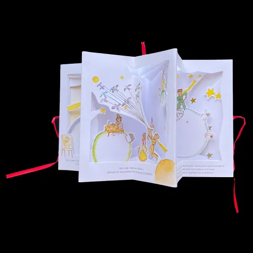 Interior de El Principito – Um Libro Carrusel